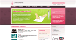 Desktop Screenshot of lastickerie.com